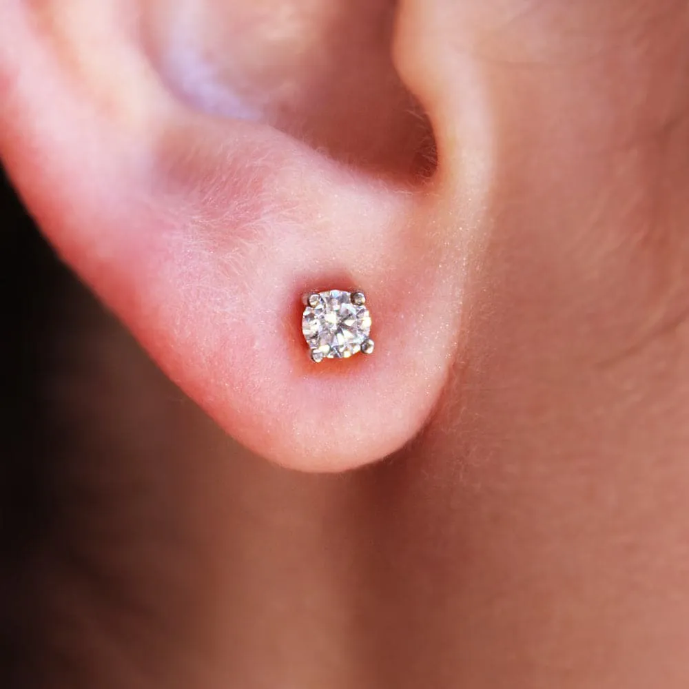 1 ct. t.w. Solitaire Earrings