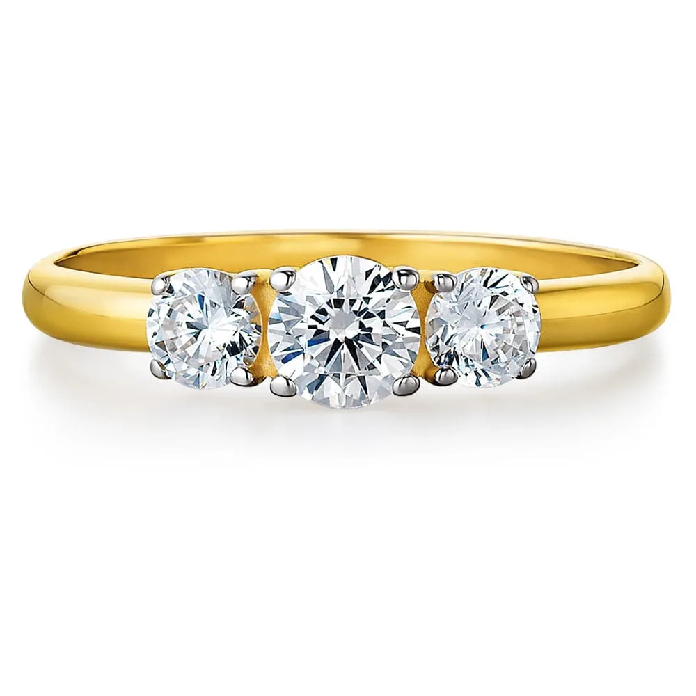 1 ct. t.w. Trilogy Ring