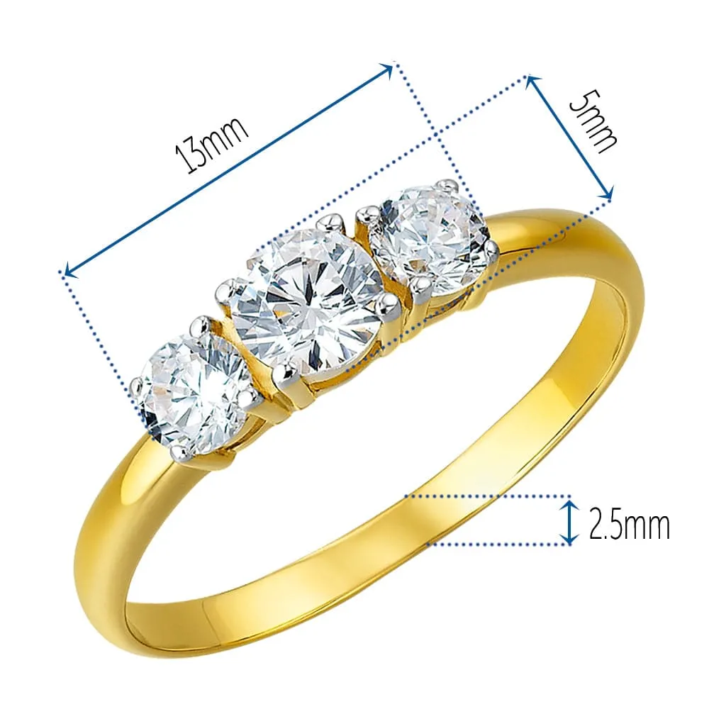 1 ct. t.w. Trilogy Ring