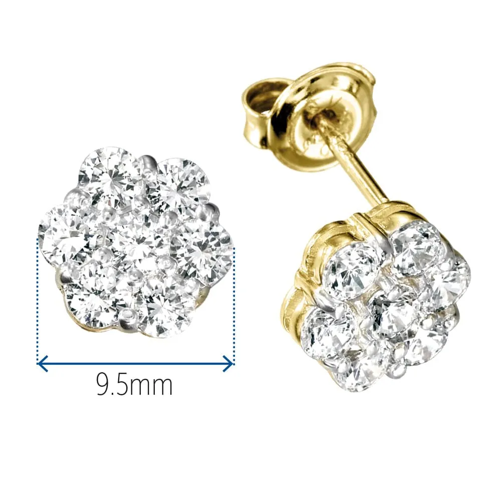 1.4 ct. t.w. Eternal Bouquet Earrings