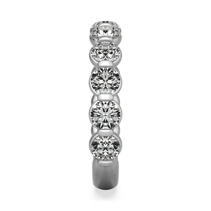 14K White Gold "My Caroline" 1cttw Diamond Band