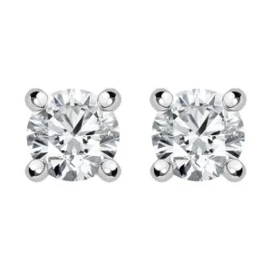 18ct White Gold 0.65ct Diamond Brilliant Cut Stud Earrings