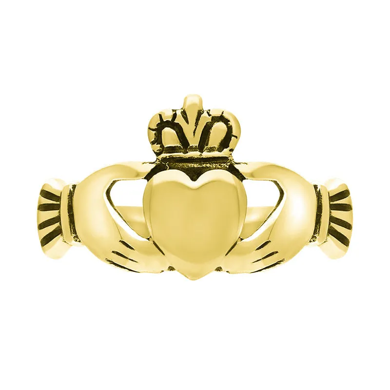 18ct Yellow Gold Claddagh Ring