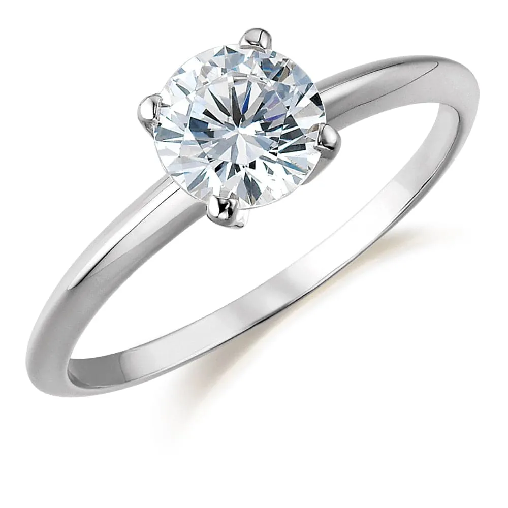 2 ct. Classic  4-Claw Solitaire Ring