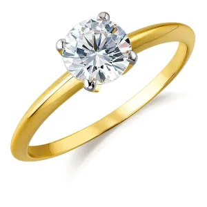 2 ct. Classic  4-Claw Solitaire Ring