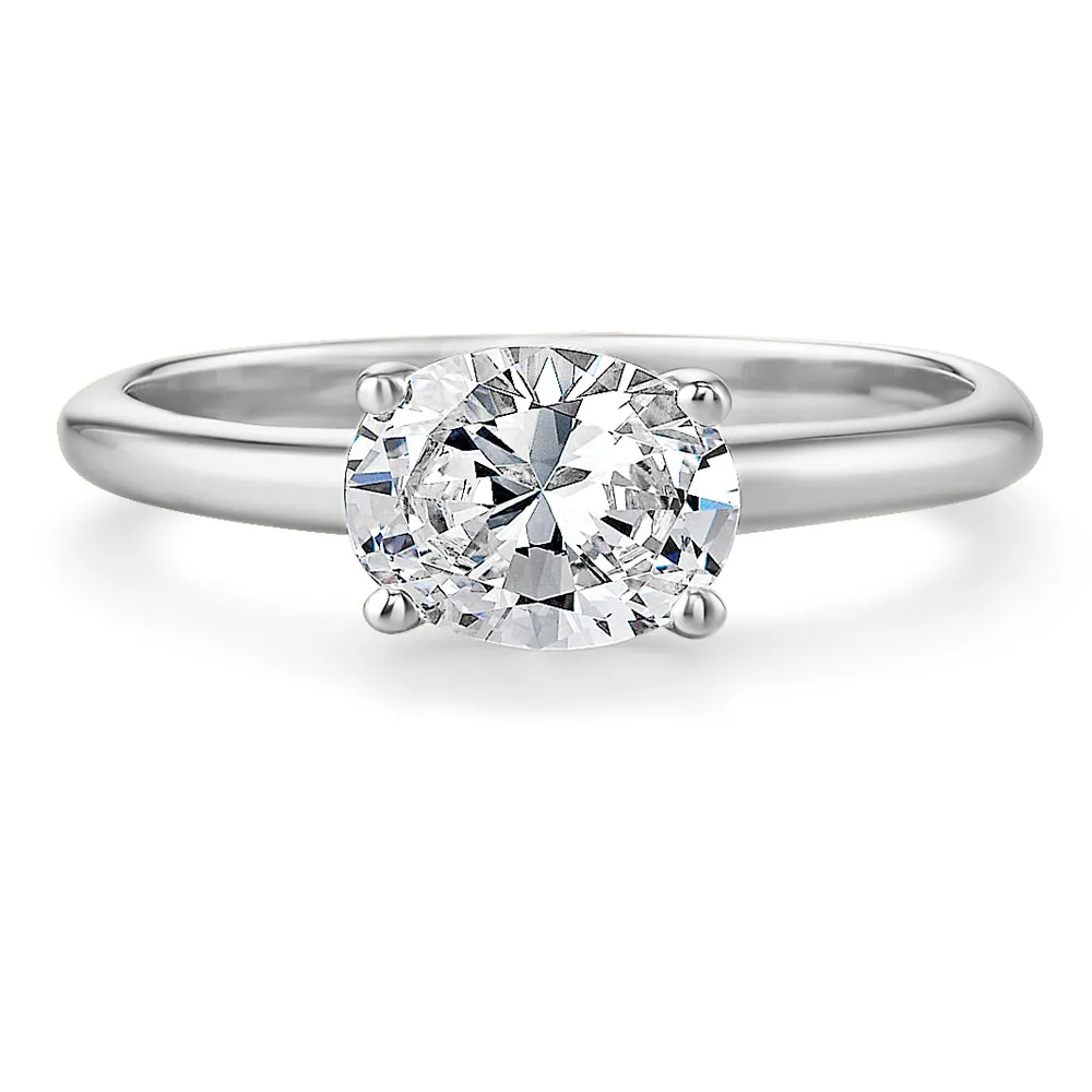 2 ct. East-West Oval Ring
