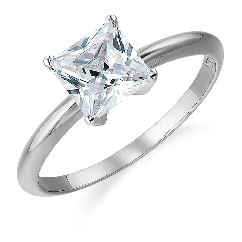 2 ct. Princess Cut  Solitaire Ring