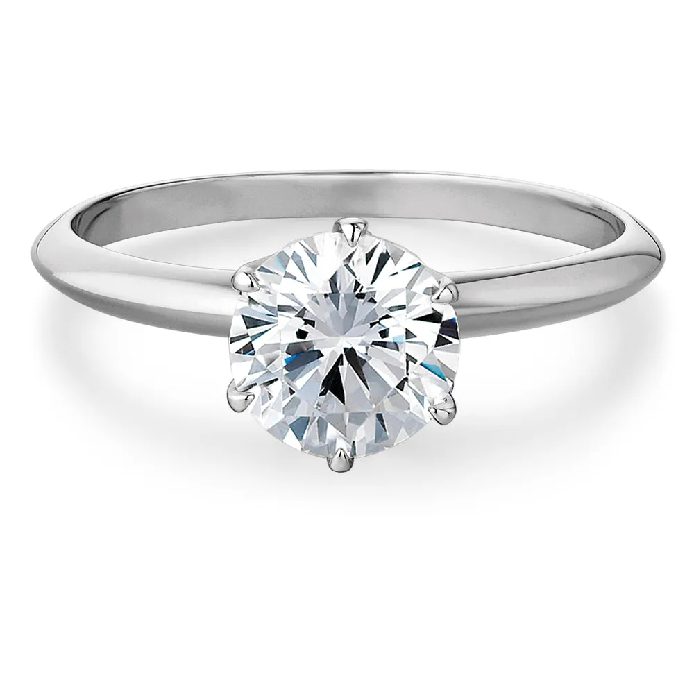 2 ct. Tiffany Style Solitaire Ring