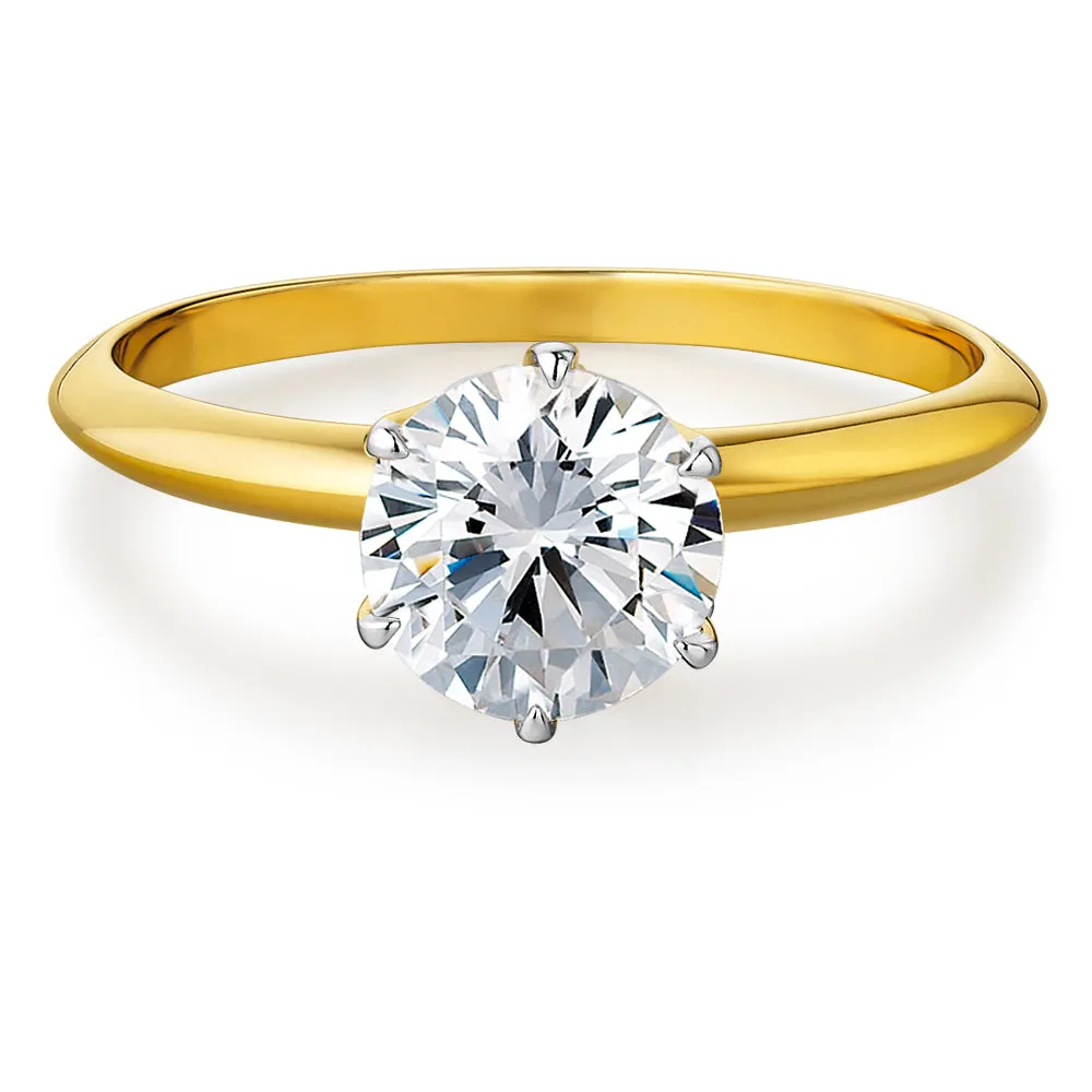 2 ct. Tiffany Style Solitaire Ring