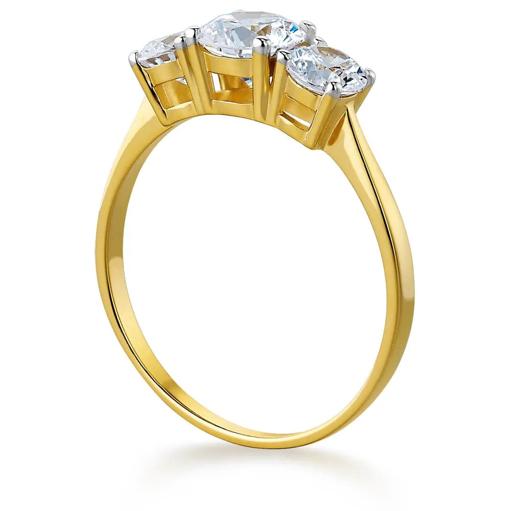 2 ct. t.w.  Ablaze Trilogy Ring