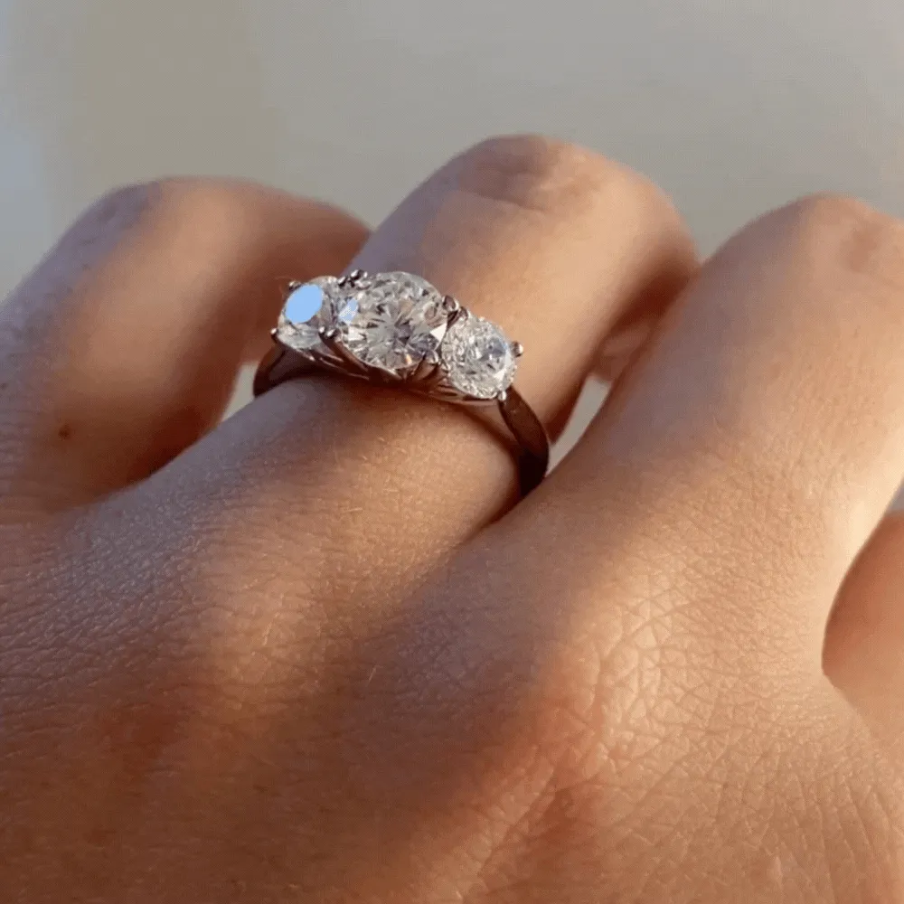 2 ct. t.w.  Ablaze Trilogy Ring