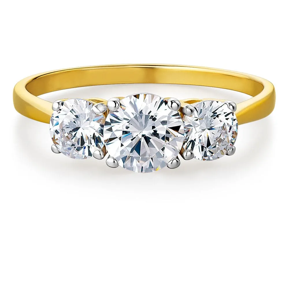 2 ct. t.w.  Ablaze Trilogy Ring