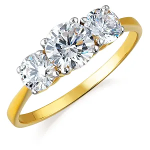 2 ct. t.w.  Ablaze Trilogy Ring