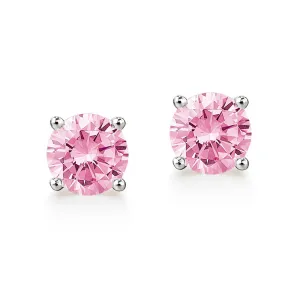 2 ct. t.w. Pink Ice Stud Earrings