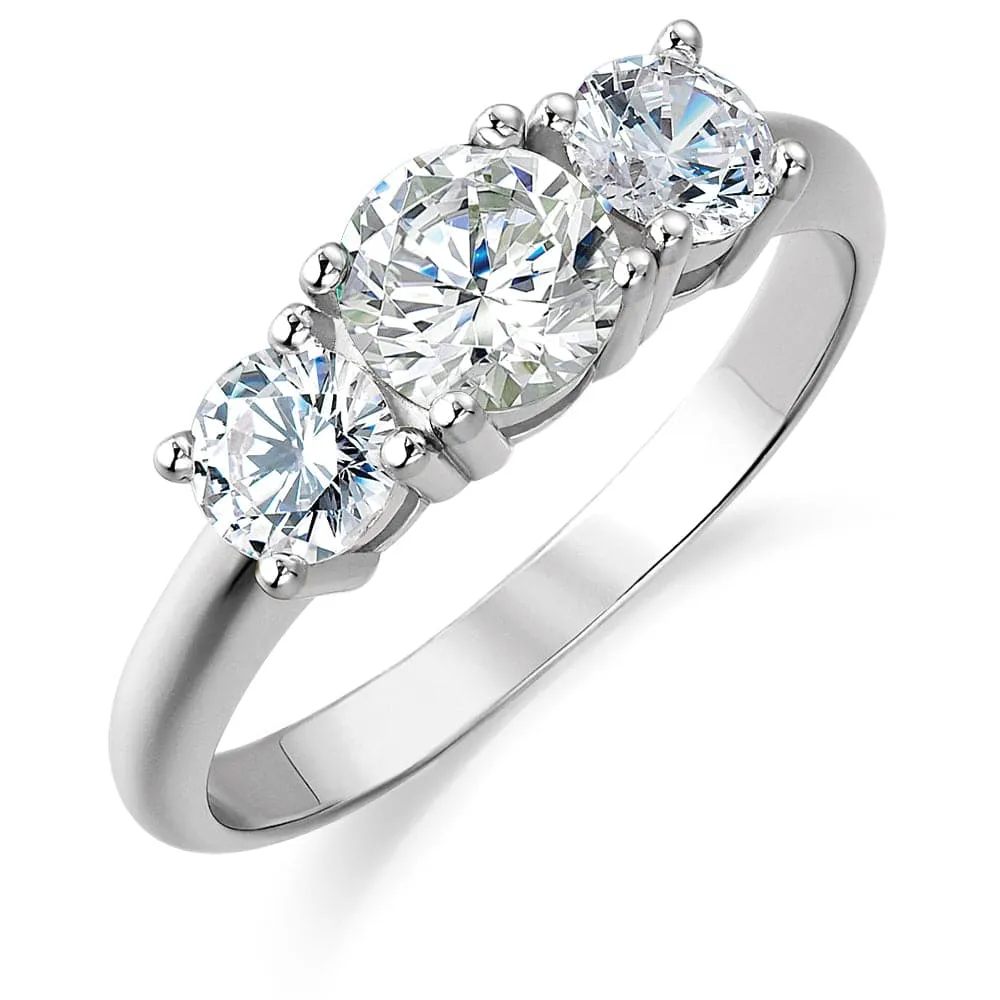 2 ct. t.w. Trilogy Ring