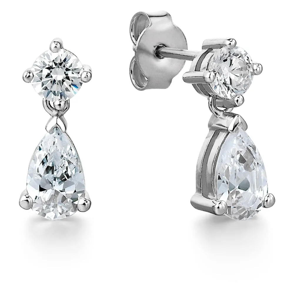 2.7 ct. t.w. Teardrop Earrings