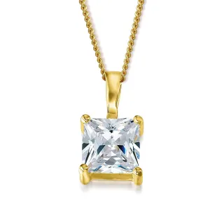 3 ct. Princess Cut Pendant