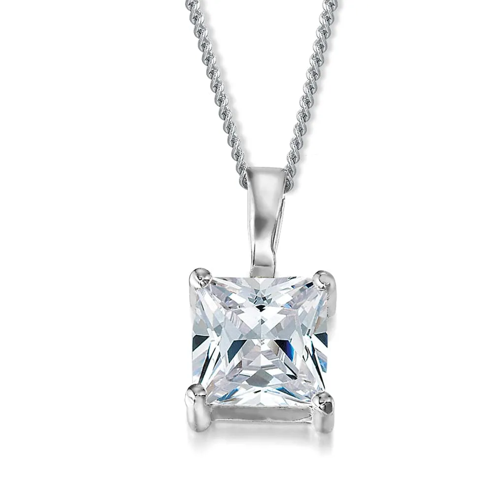 3 ct. Princess Cut Pendant