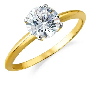 4 ct. Classic  4-Claw Solitaire Ring