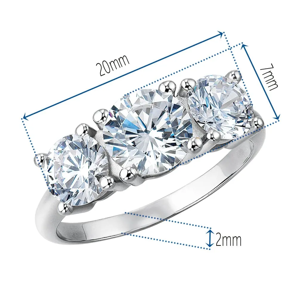4 ct. t.w. Trilogy Ring