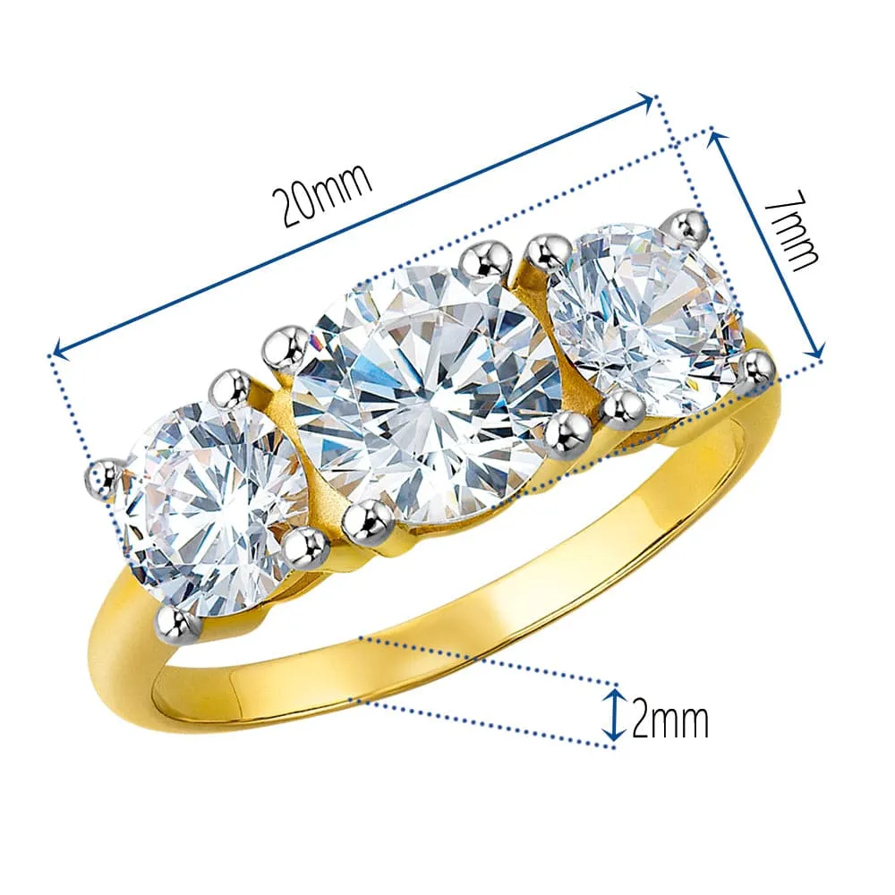 4 ct. t.w. Trilogy Ring