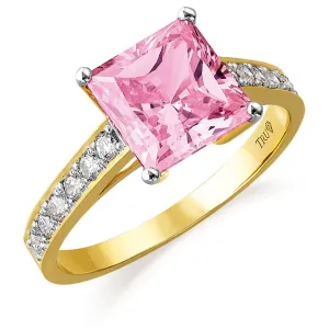 4.35 ct. t.w. Classic Pink Princess  Ring
