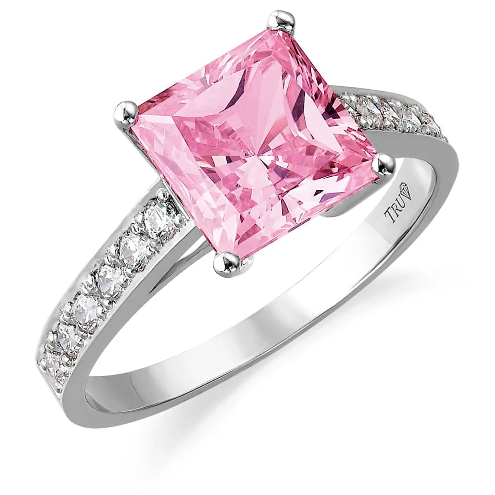 4.35 ct. t.w. Classic Pink Princess  Ring