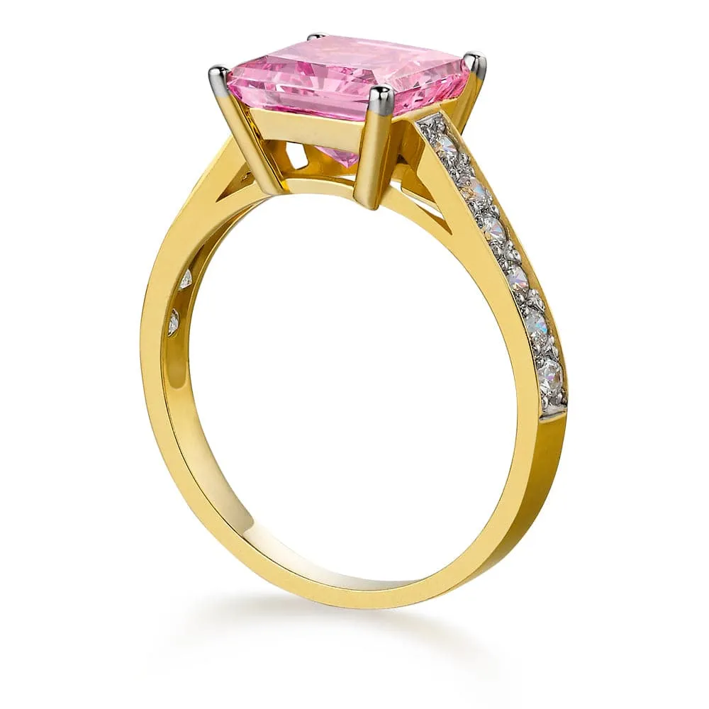 4.35 ct. t.w. Classic Pink Princess  Ring