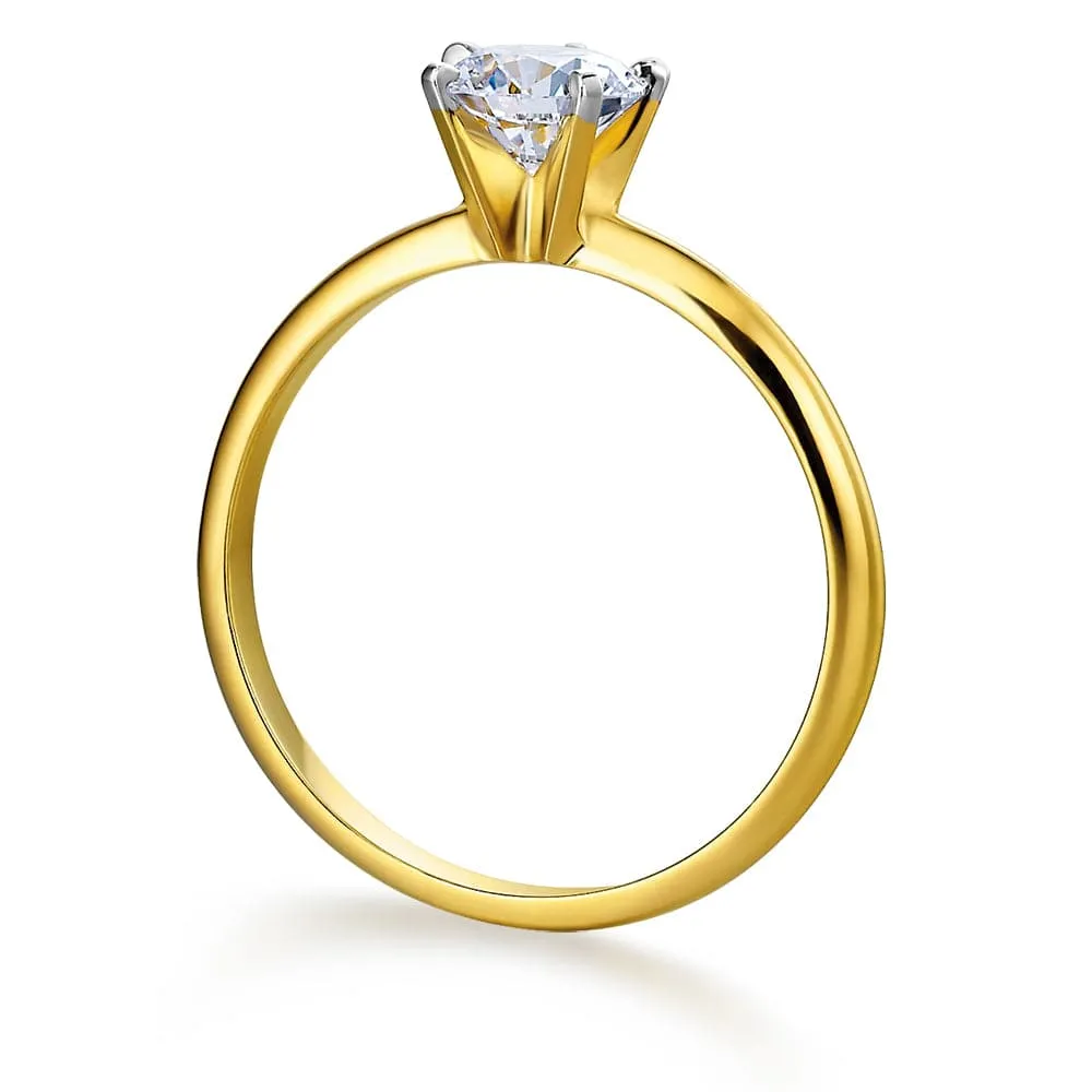 Ablaze Solitaire Ring