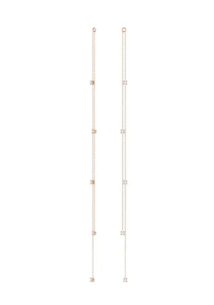 Adjustable Drops 18K Rosegold Pendant w. Lab-Grown Diamonds