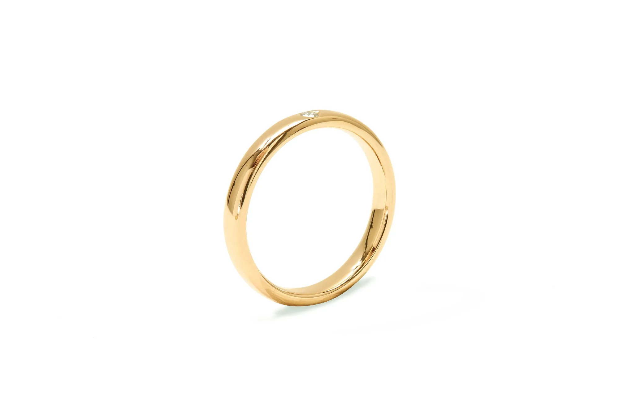 Amore Star 18K Gold Ring w. Diamond