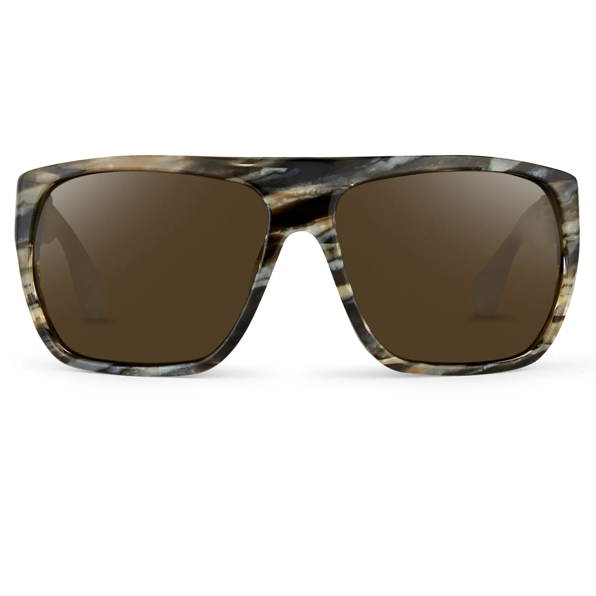 Ann Demeulemeester Men's Sunglasses Oversized Brown and Green AD31C3SUN