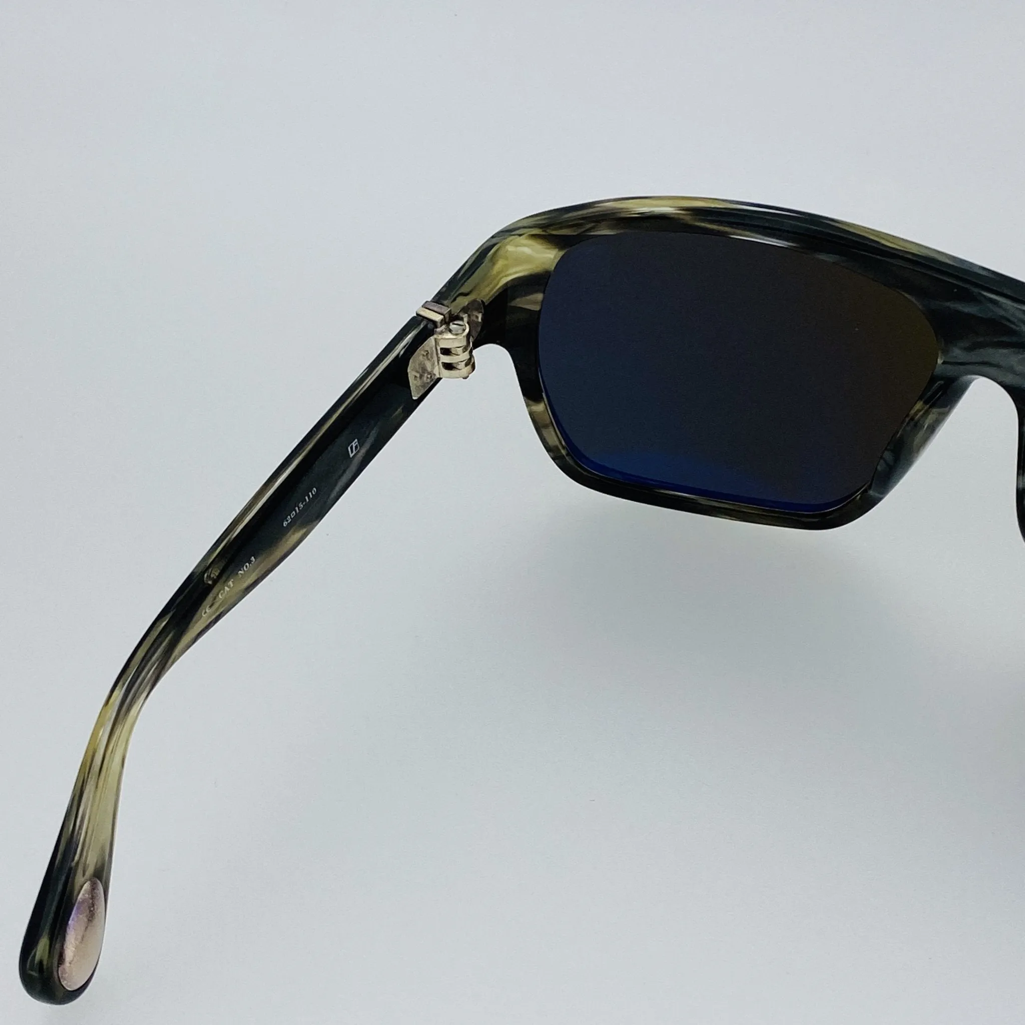 Ann Demeulemeester Men's Sunglasses Oversized Brown and Green AD31C3SUN