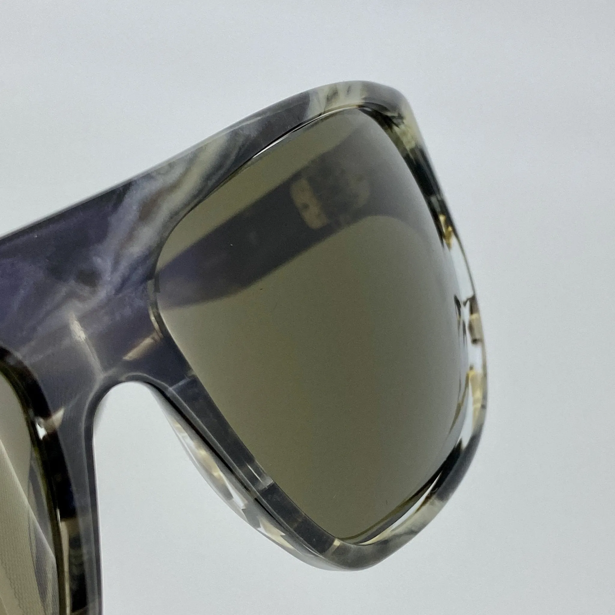 Ann Demeulemeester Men's Sunglasses Oversized Brown and Green AD31C3SUN