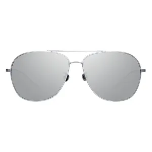 Ann Demeulemeester Men's Sunglasses Silver AD48C2SUN