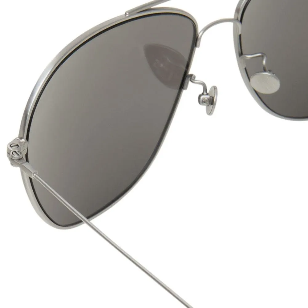 Ann Demeulemeester Men's Sunglasses Silver AD48C2SUN