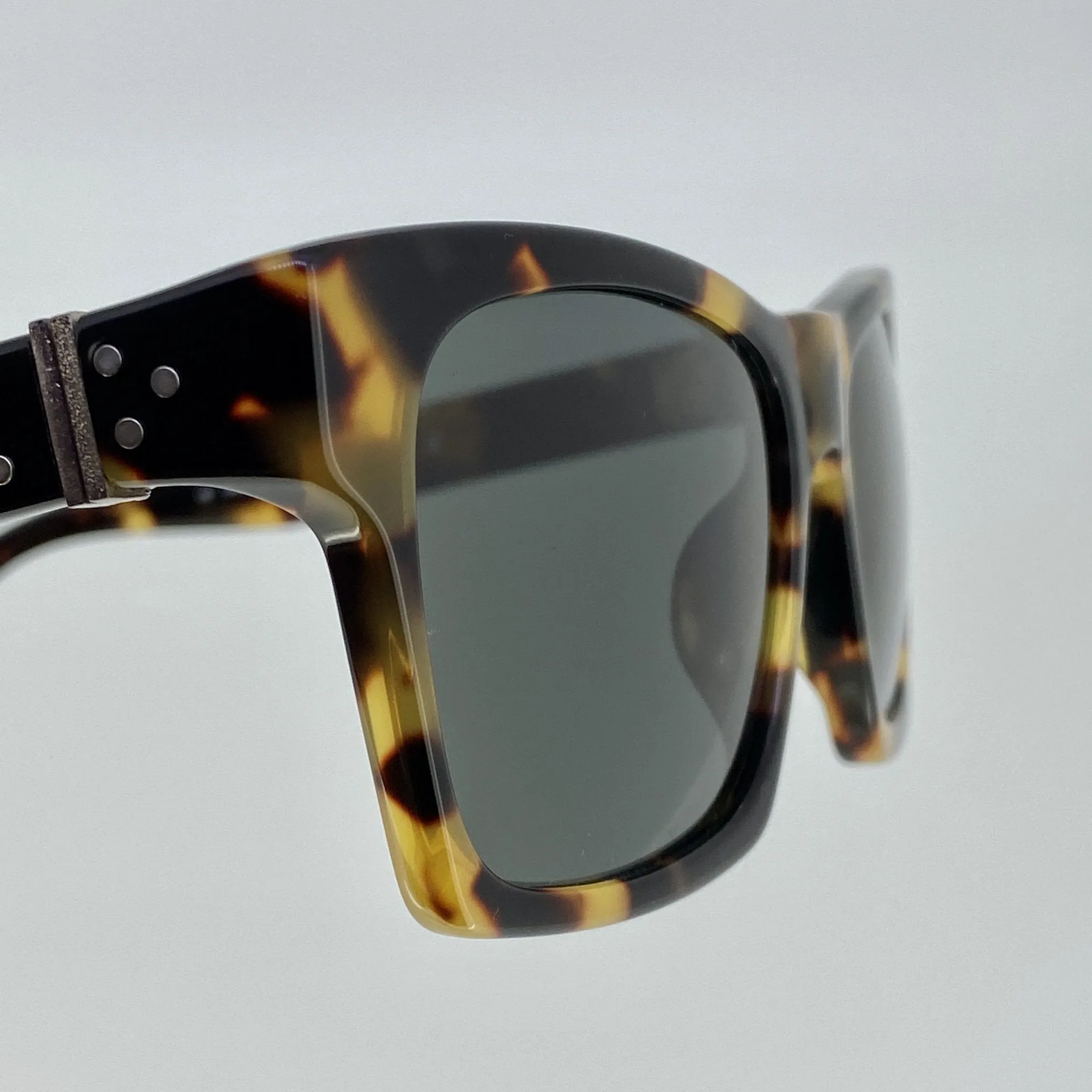 Ann Demeulemeester Sunglasses D-Frame Tortoise and Grey