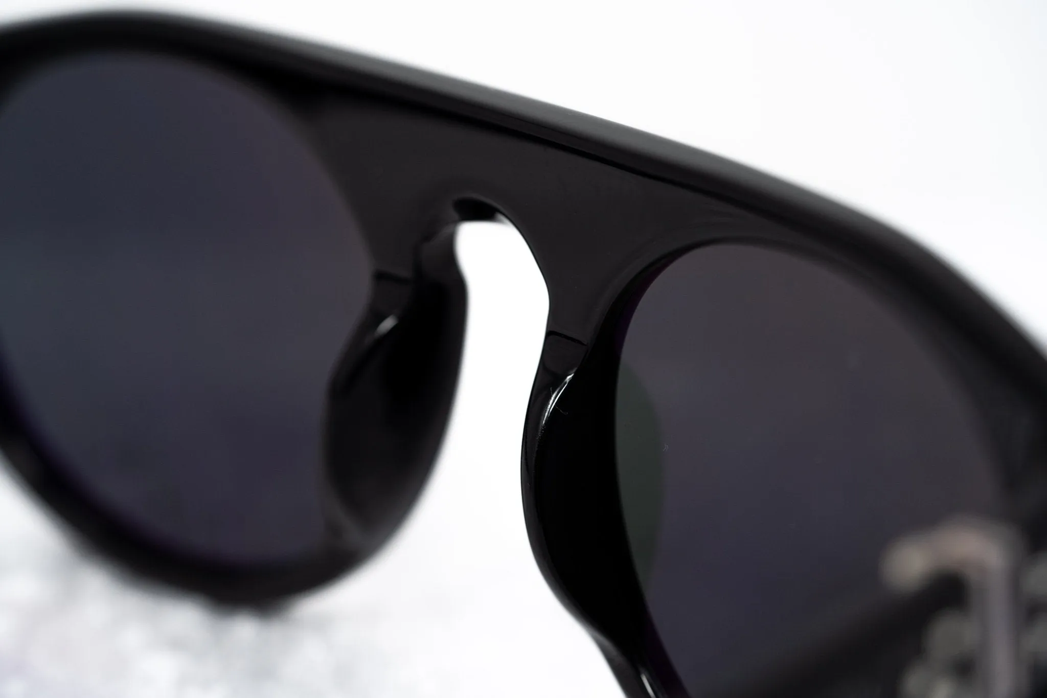 Ann Demeulemeester Sunglasses Flat Top Black and Grey Gradient AD10C1SUN