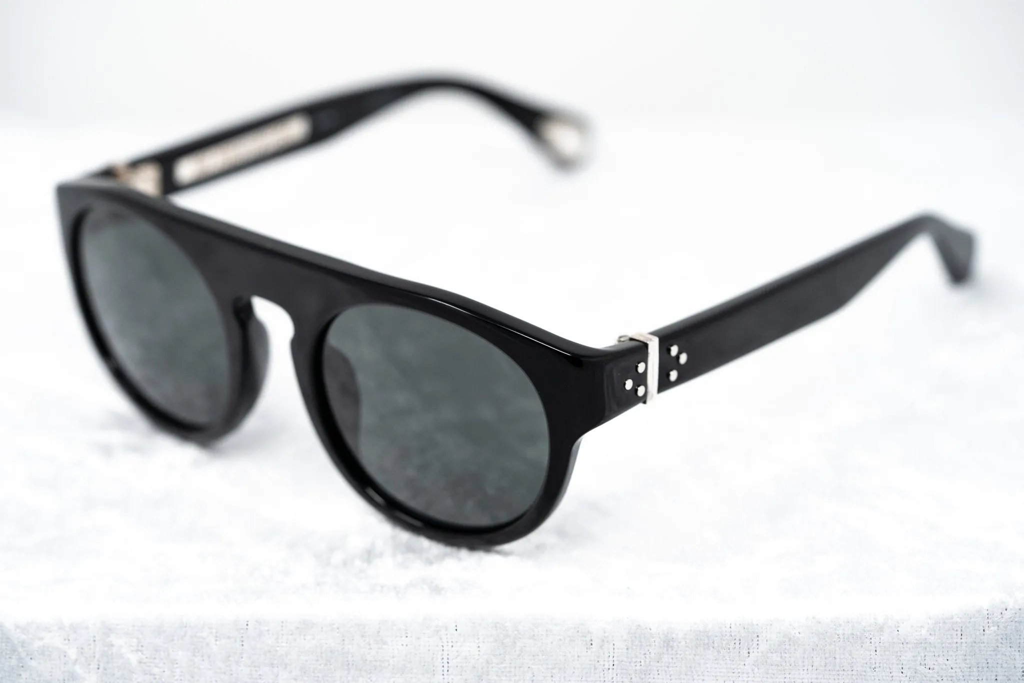 Ann Demeulemeester Sunglasses Flat Top Black and Grey Gradient AD10C1SUN