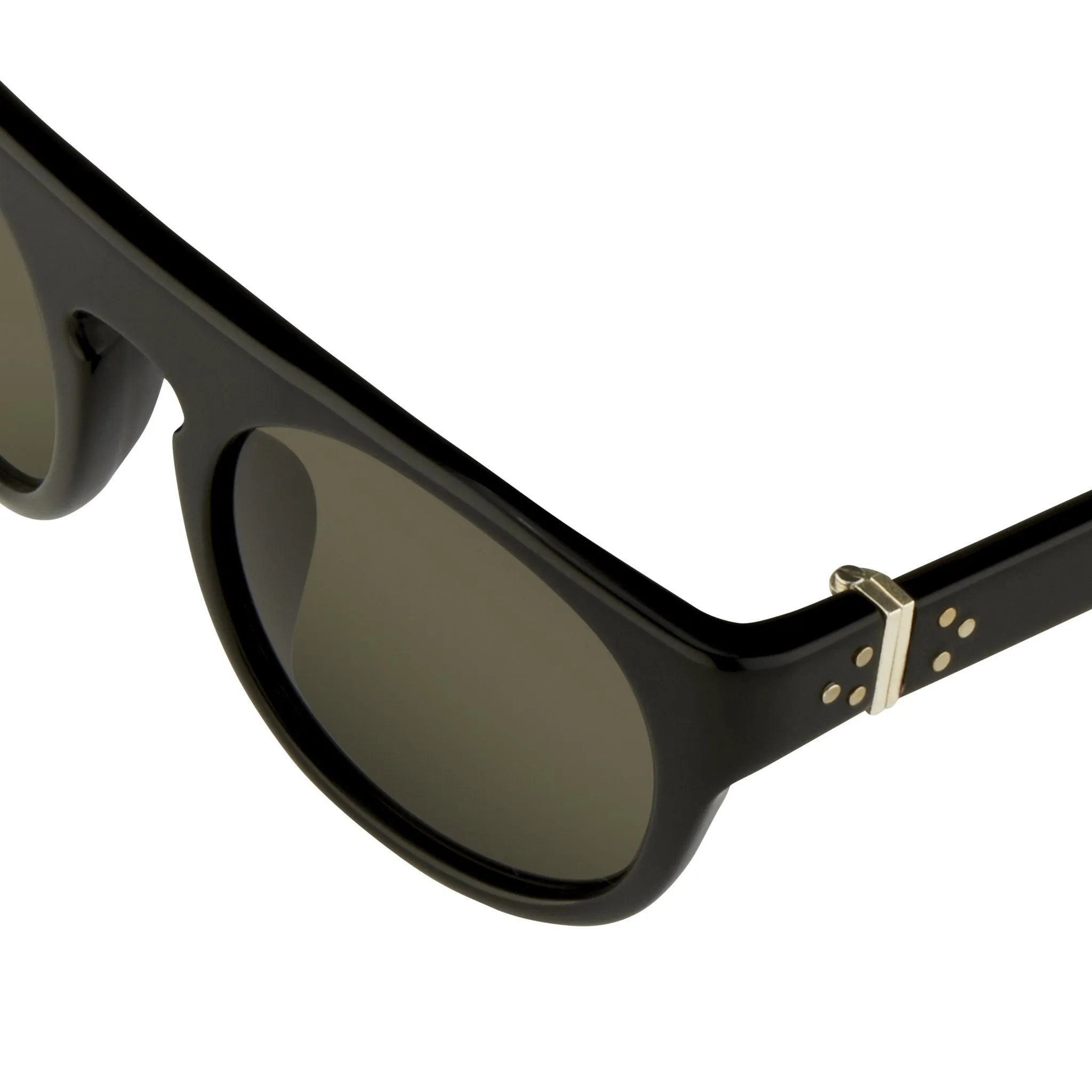 Ann Demeulemeester Sunglasses Flat Top Black and Grey Gradient AD10C1SUN