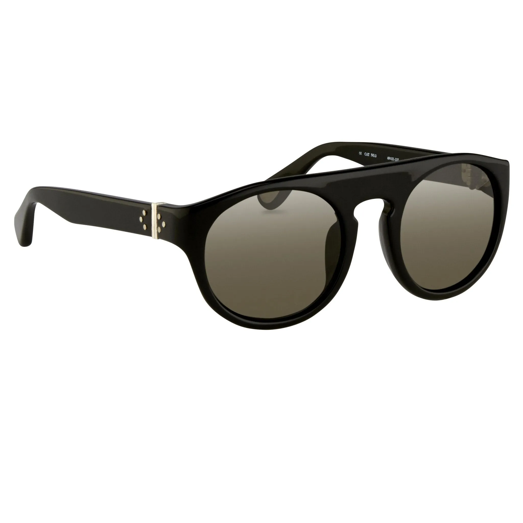 Ann Demeulemeester Sunglasses Flat Top Black and Grey Gradient AD10C1SUN