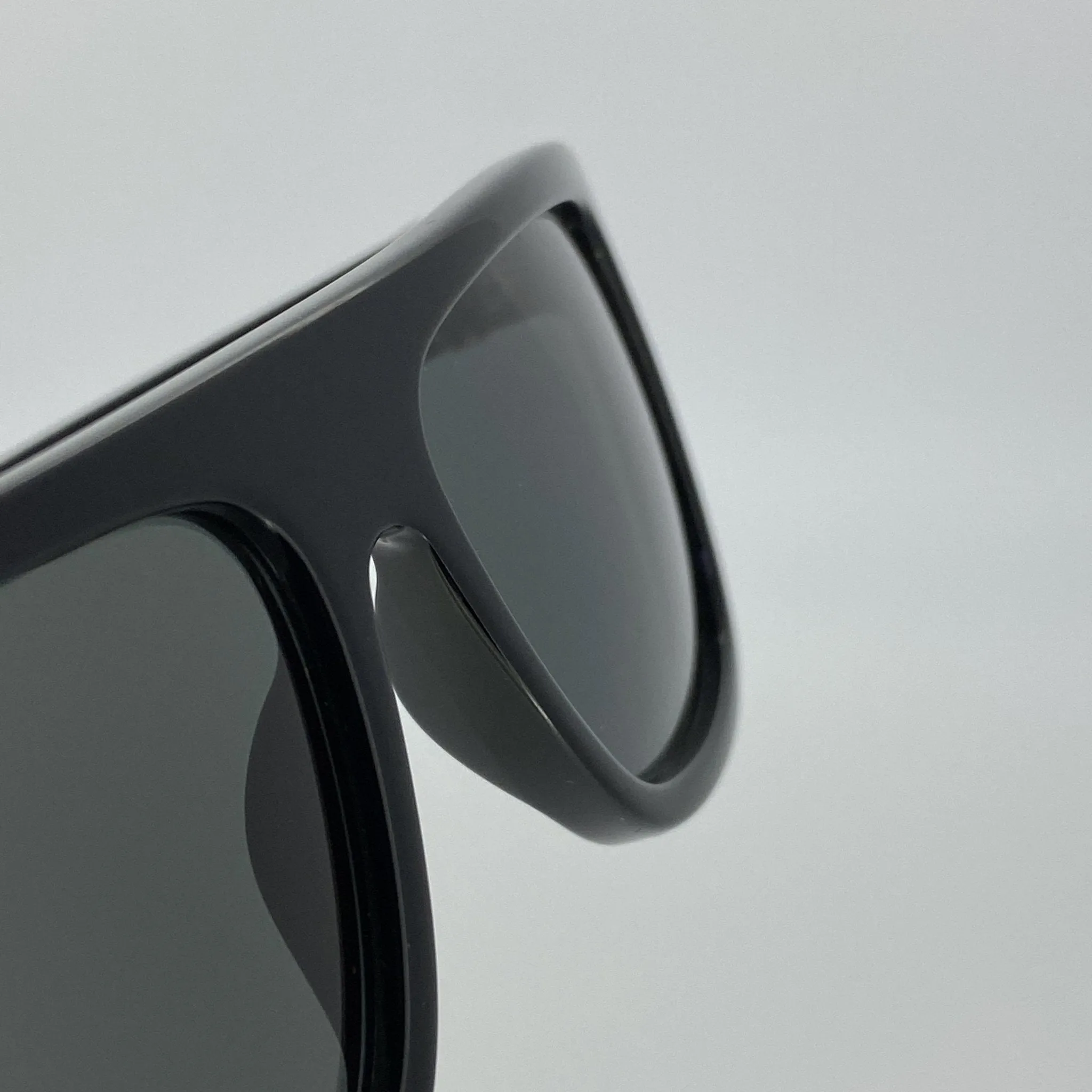 Ann Demeulemeester Sunglasses Flat Top Black and Grey
