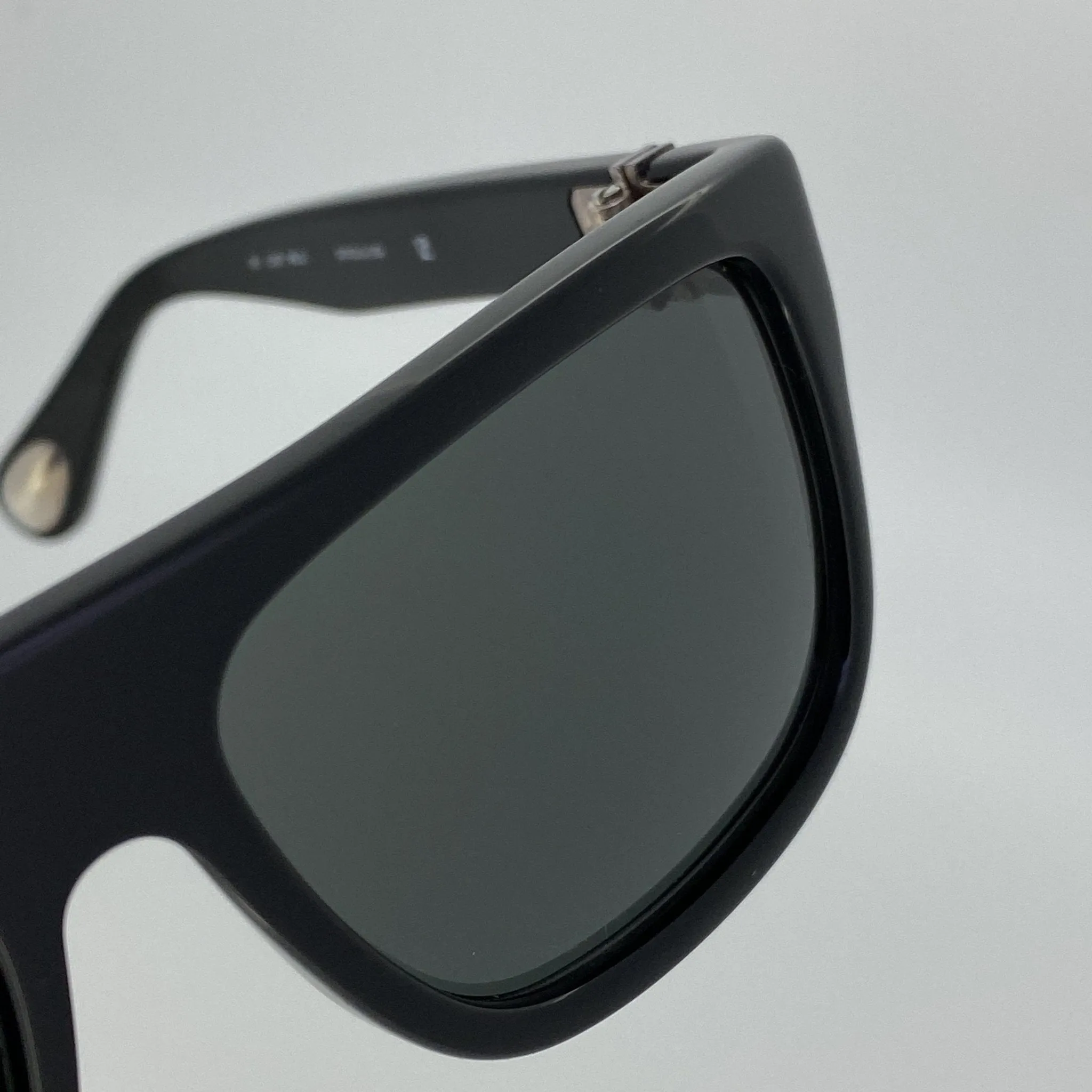 Ann Demeulemeester Sunglasses Flat Top Black and Grey