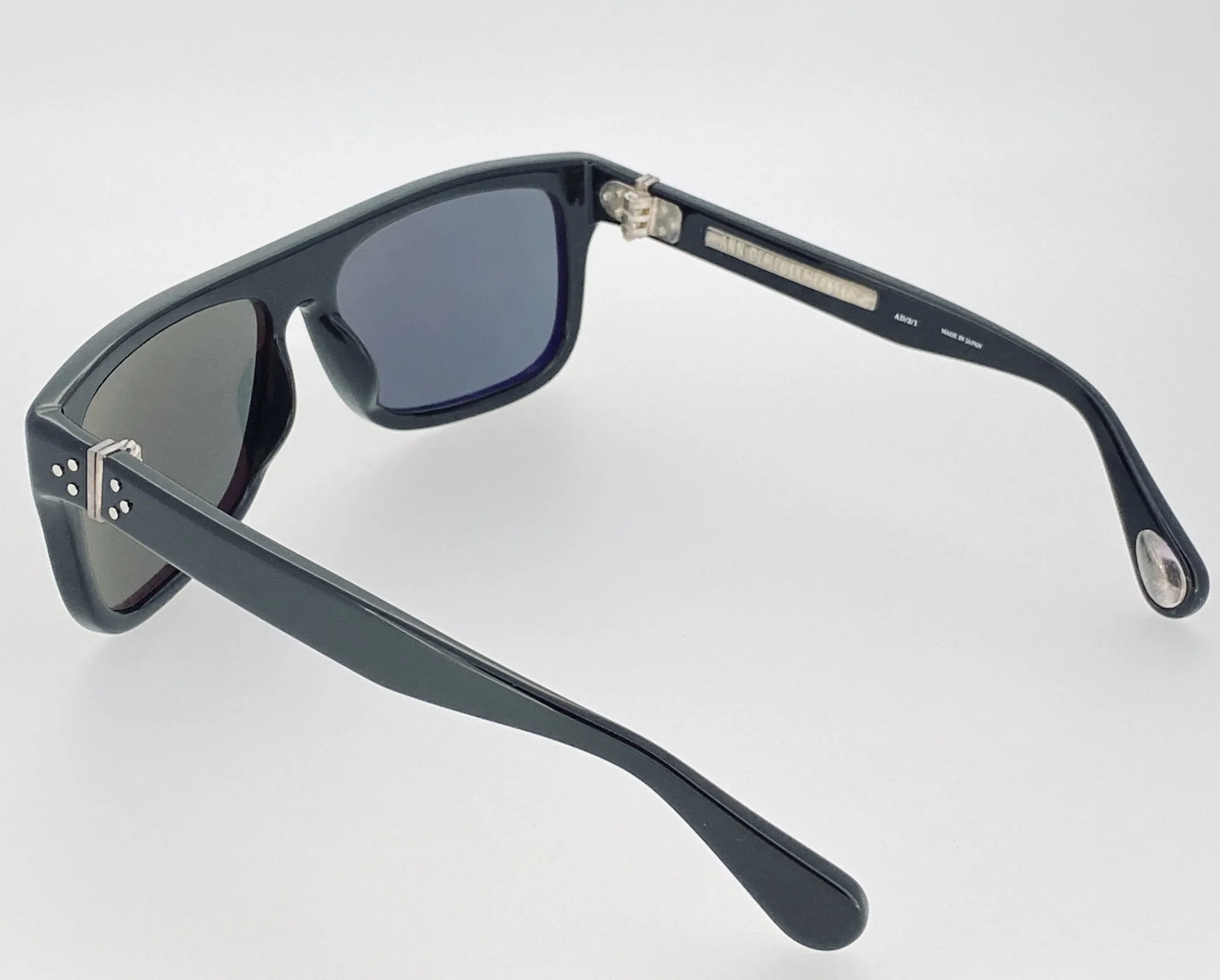 Ann Demeulemeester Sunglasses Flat Top Black and Grey