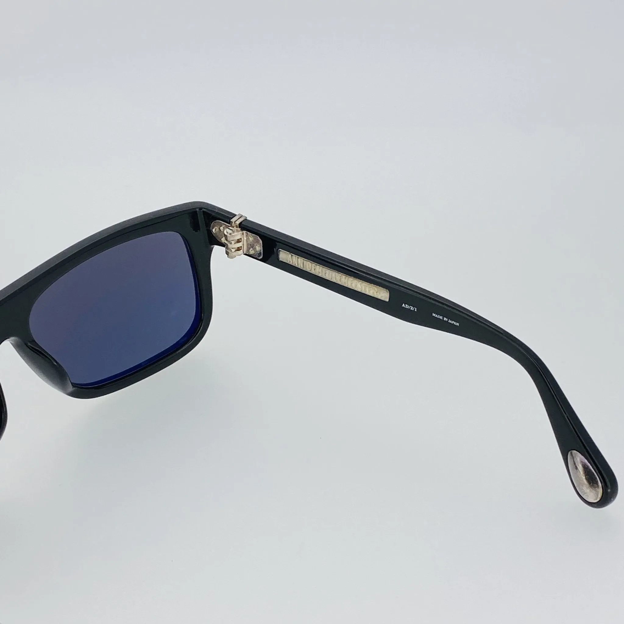 Ann Demeulemeester Sunglasses Flat Top Black and Grey