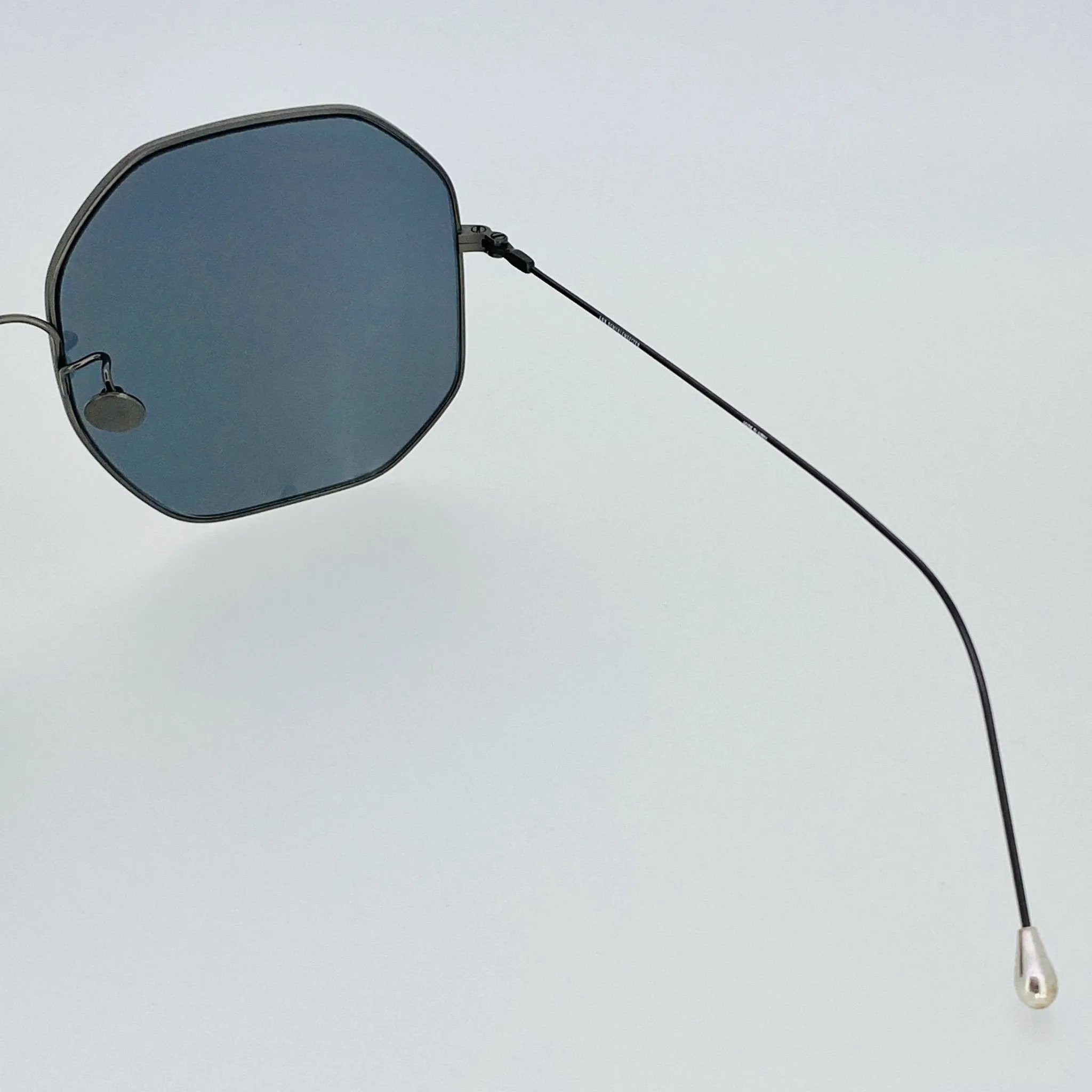 Ann Demeulemeester Sunglasses Oversized Gun Metal and Grey