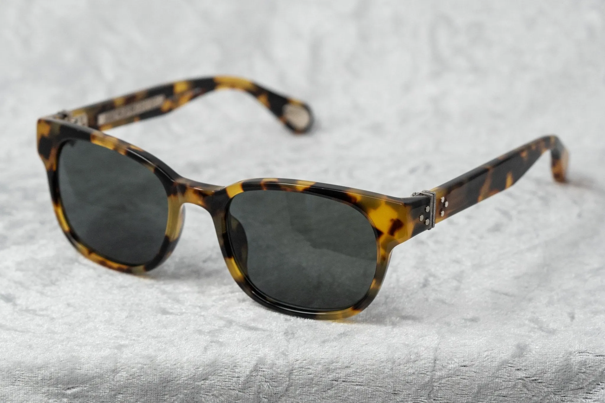 Ann Demeulemeester Sunglasses Rectangular Tortoise Shell and Grey