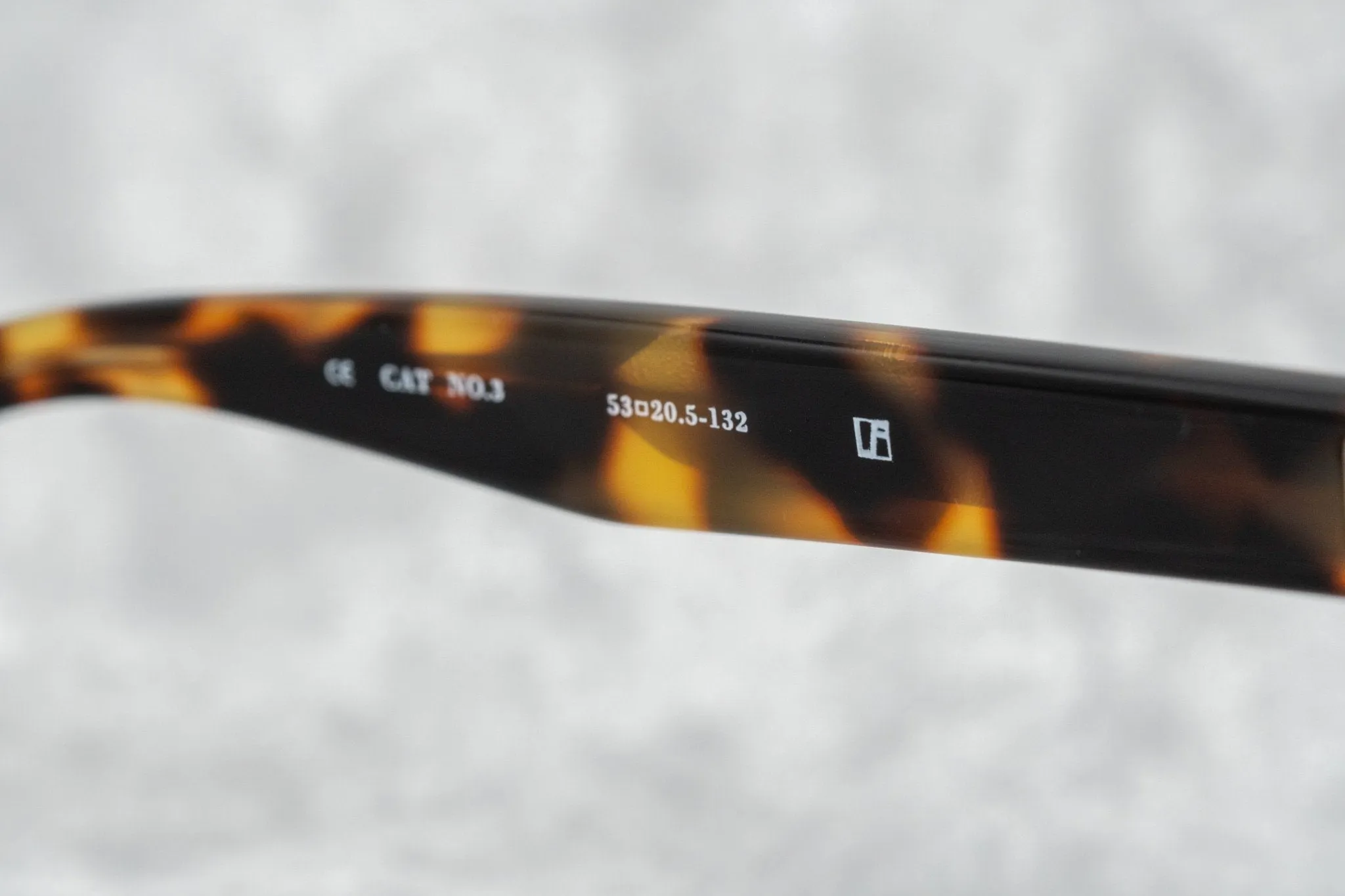 Ann Demeulemeester Sunglasses Rectangular Tortoise Shell and Grey