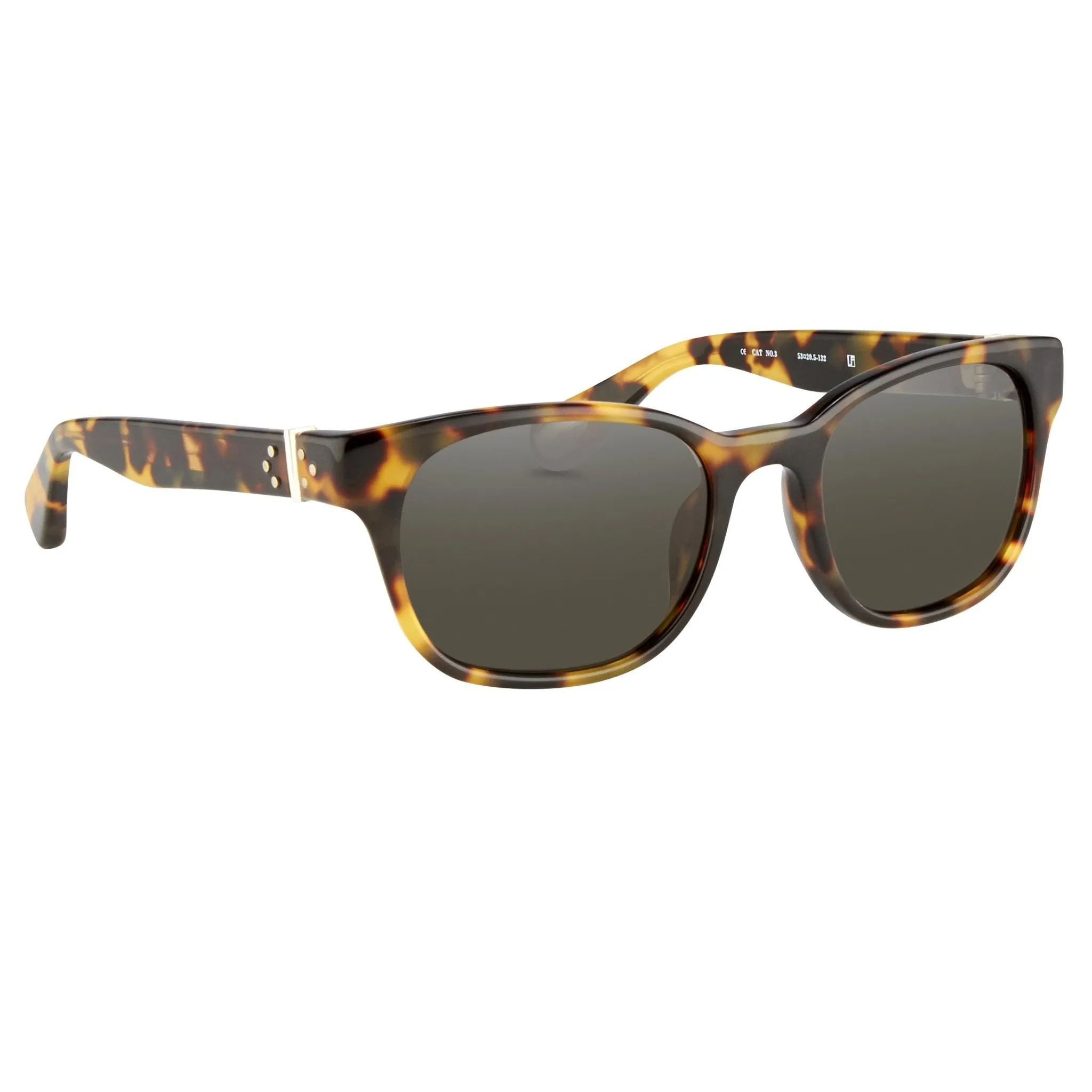 Ann Demeulemeester Sunglasses Rectangular Tortoise Shell and Grey