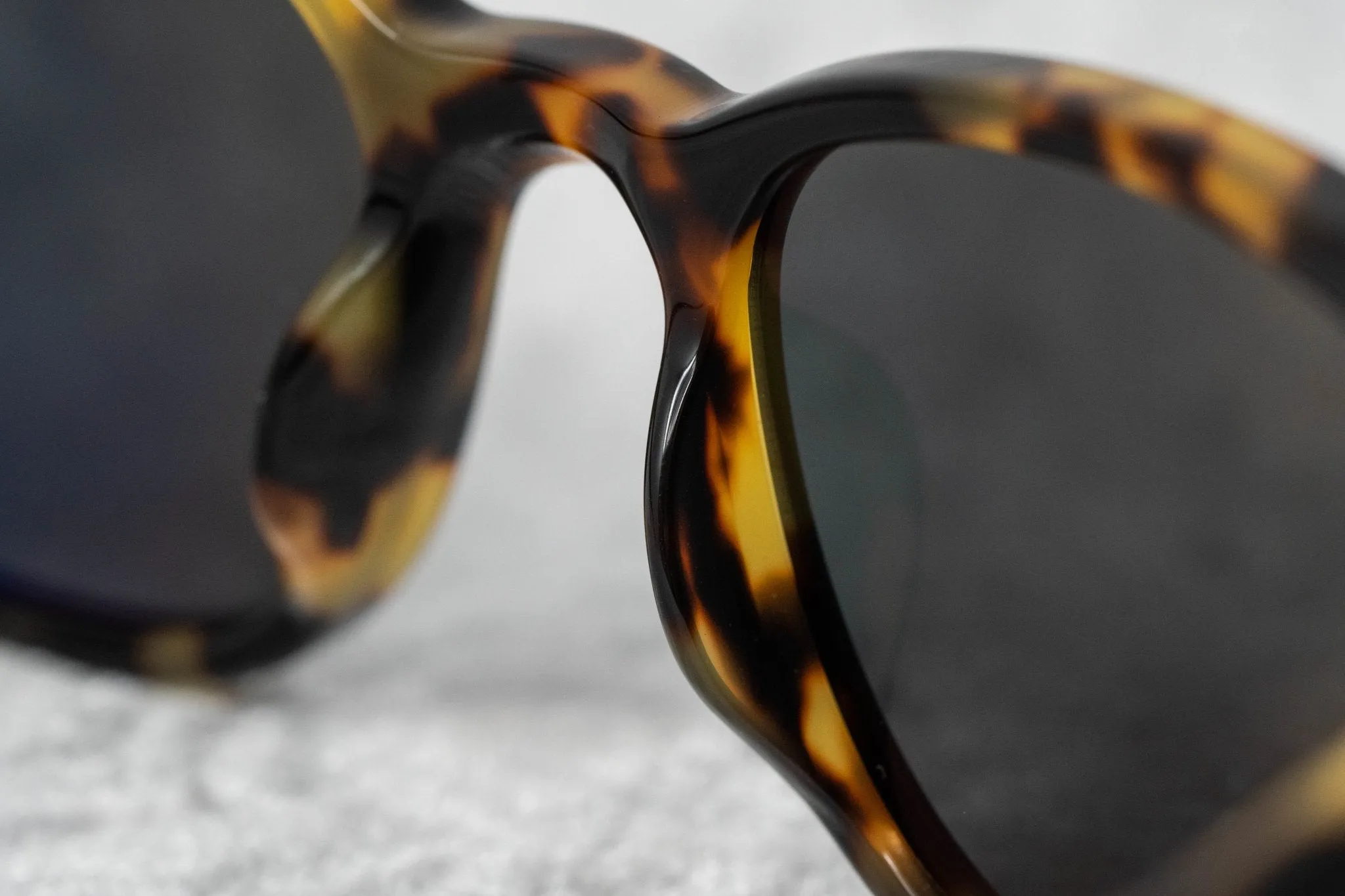 Ann Demeulemeester Sunglasses Rectangular Tortoise Shell and Grey